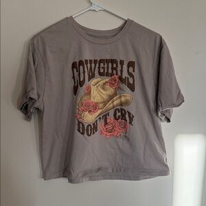 Large Crop western shirt